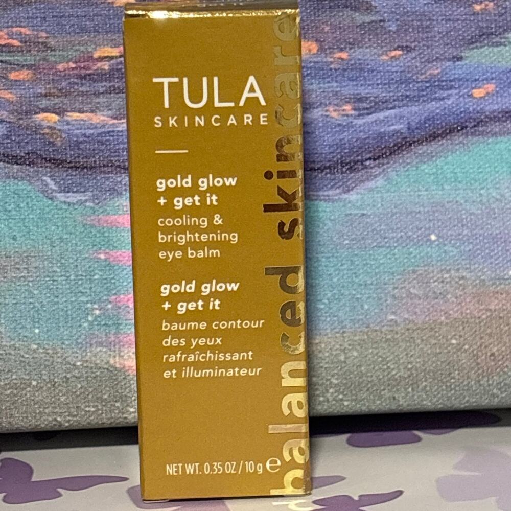 TULA Gold Glow + Get It Cooling & Brightening Eye Balm
